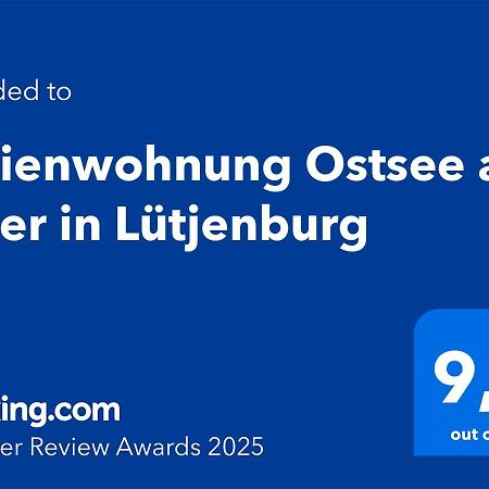 Ferienwohnung Ostsee Am Meer In Lütjenburg Esterno foto